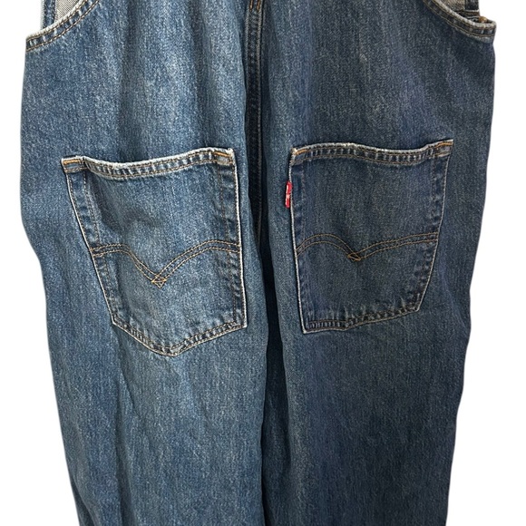 Levi’s Premium Denim Overalls Women’s Size Medium - Picture 7 of 9